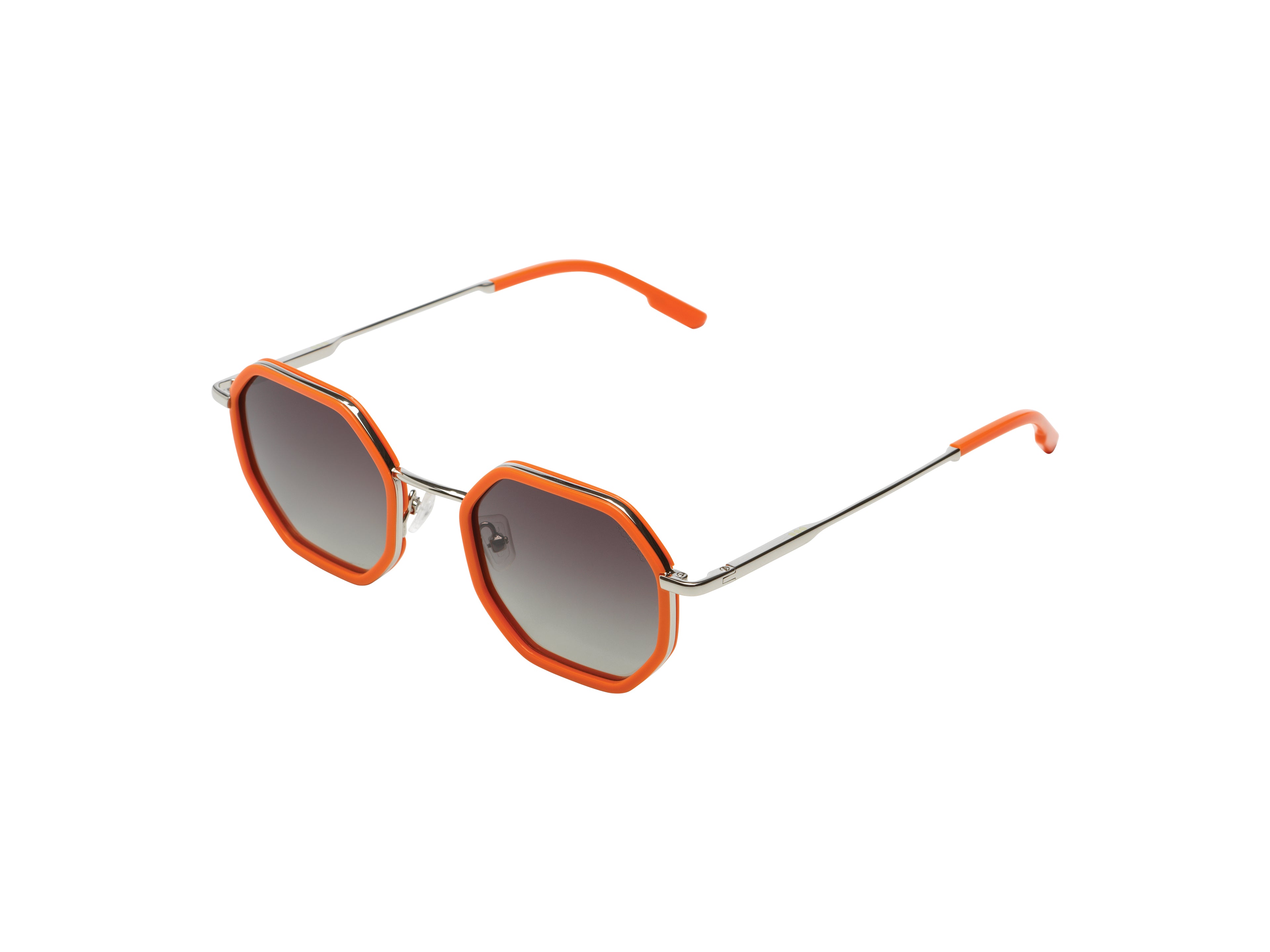 komono-baker-princeton-silver-lunettes-de-soleil-octogonales-acier-inoxydable-ve image 2