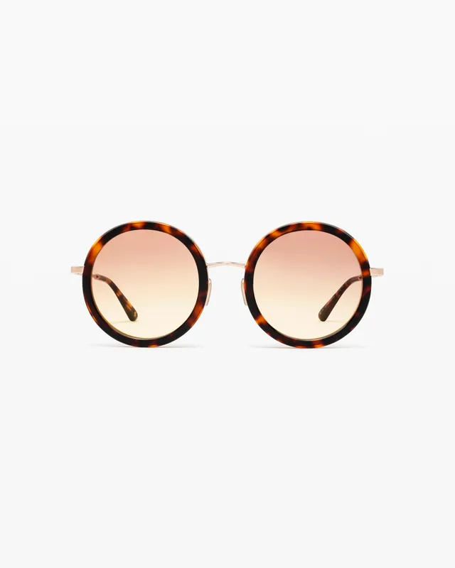 jimmy-fairly-la-mayli-lunettes-de-soleil-rondes-femme-caille-en-ac-tate-et-acier image 1