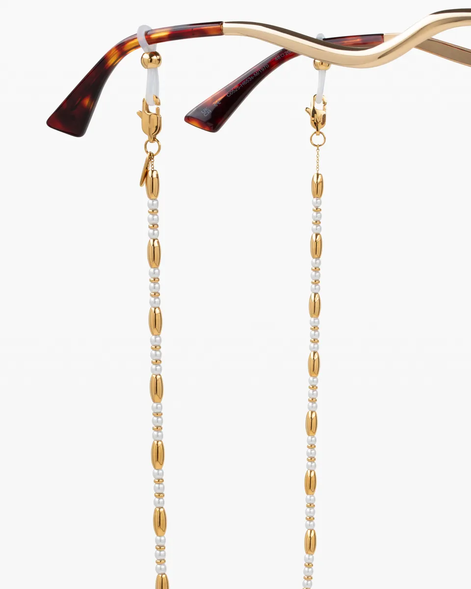 jimmy-fairly-la-alyssa-cha-ne-pour-lunettes-en-acier-inoxydable-style-missoma image 1