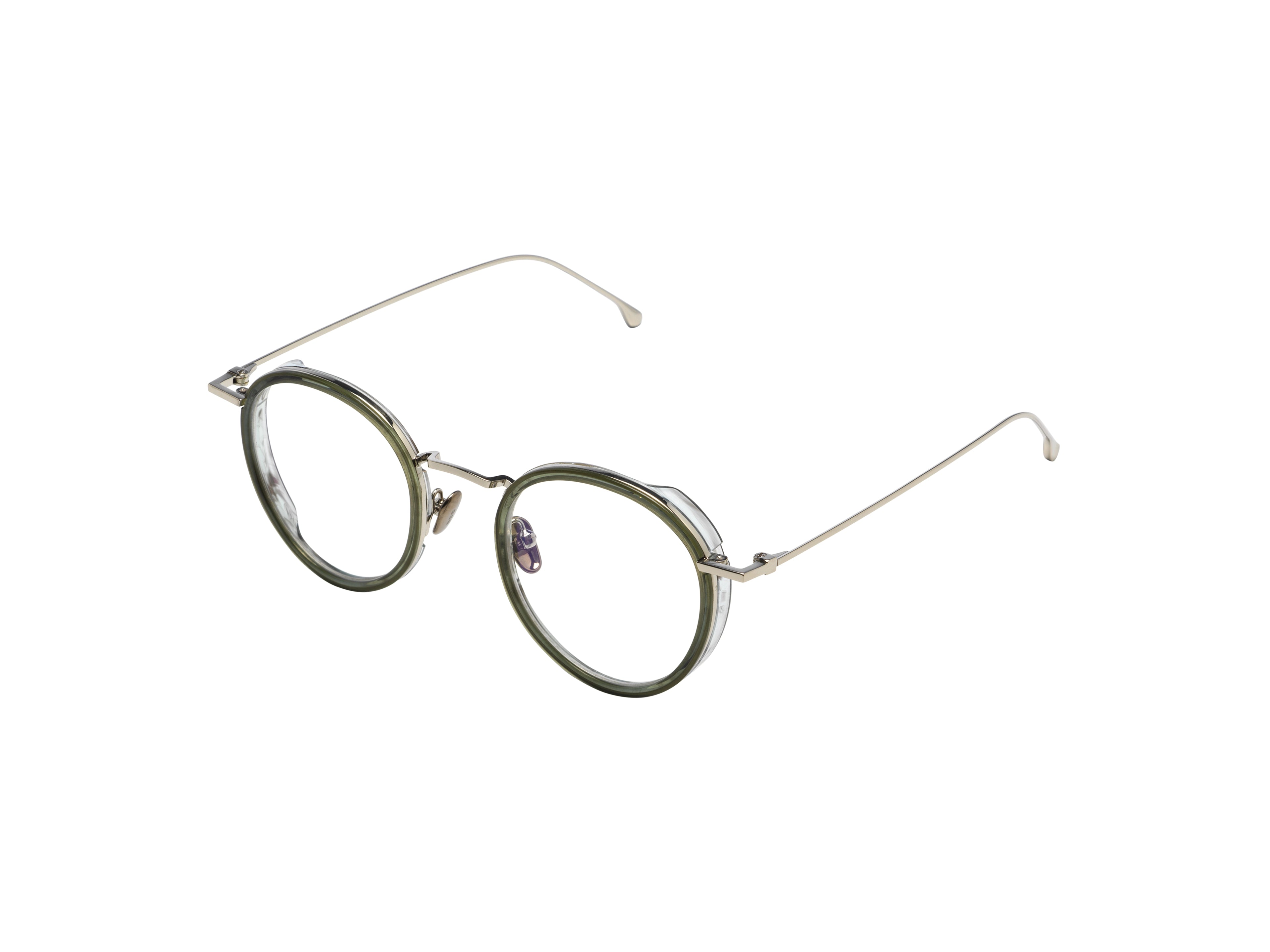 komono-dean-silver-glossy-tornado-lunettes-de-vue-acier-inoxydable-verres-ronds image 2