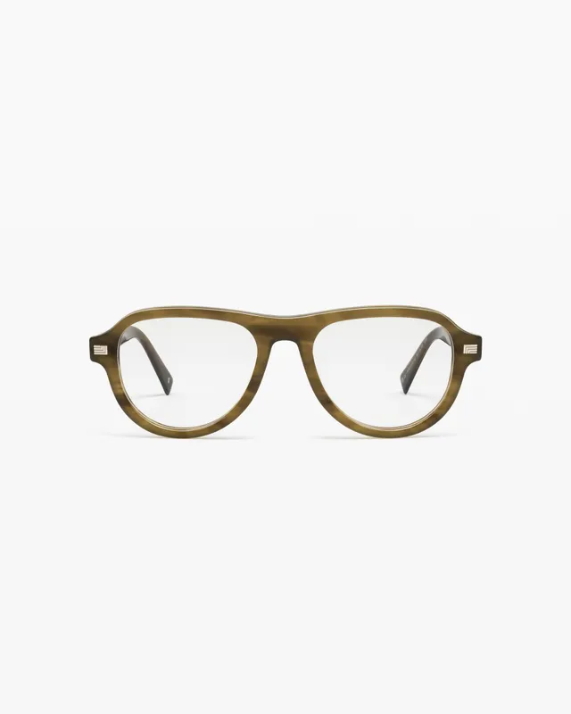 jimmy-fairly-la-sao-lunettes-de-vue-aviateur-vert-medium-homme image 1