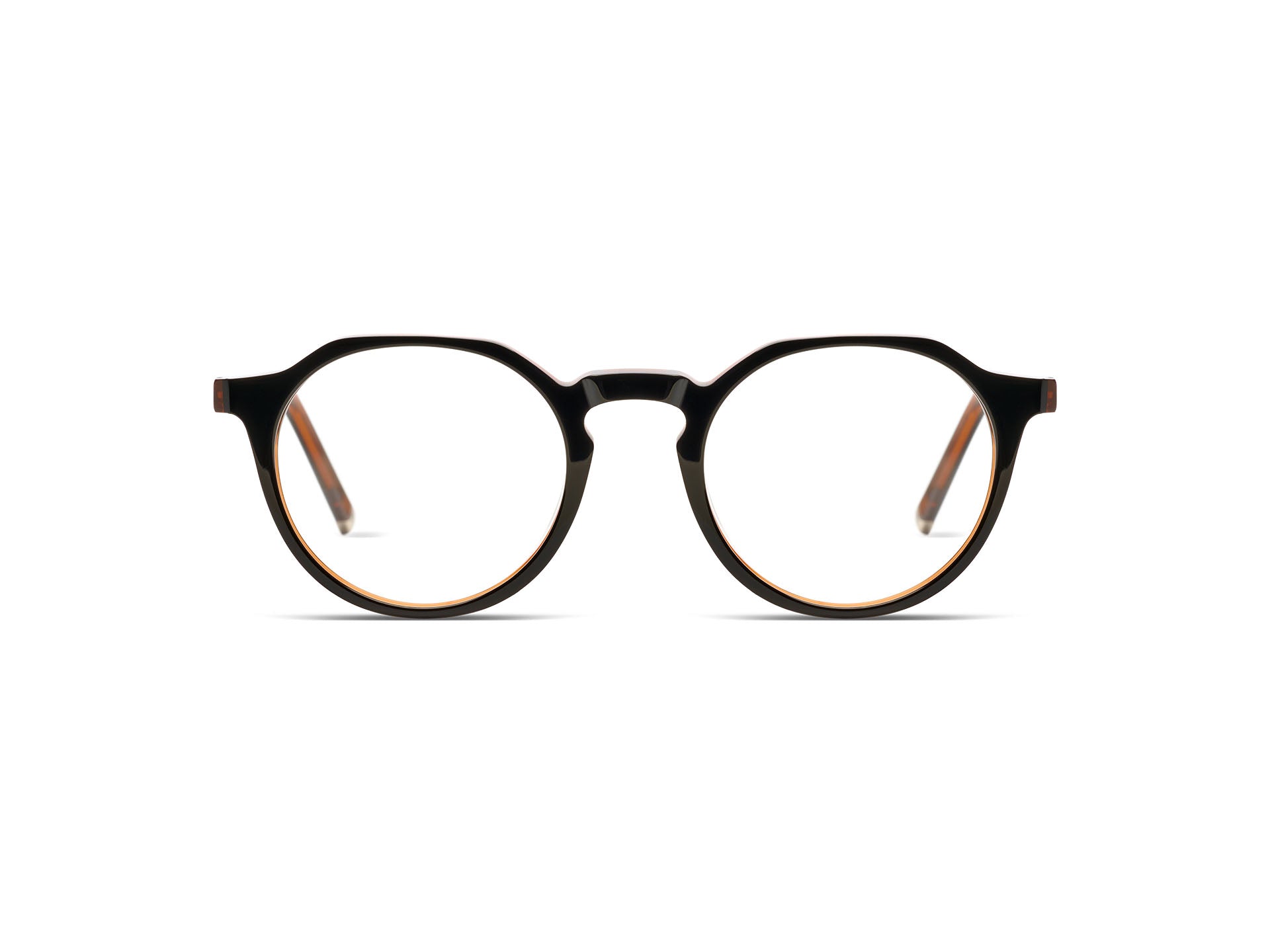 komono-sacha-black-rose-lunettes-classiques-noires-et-ros-29es image 1