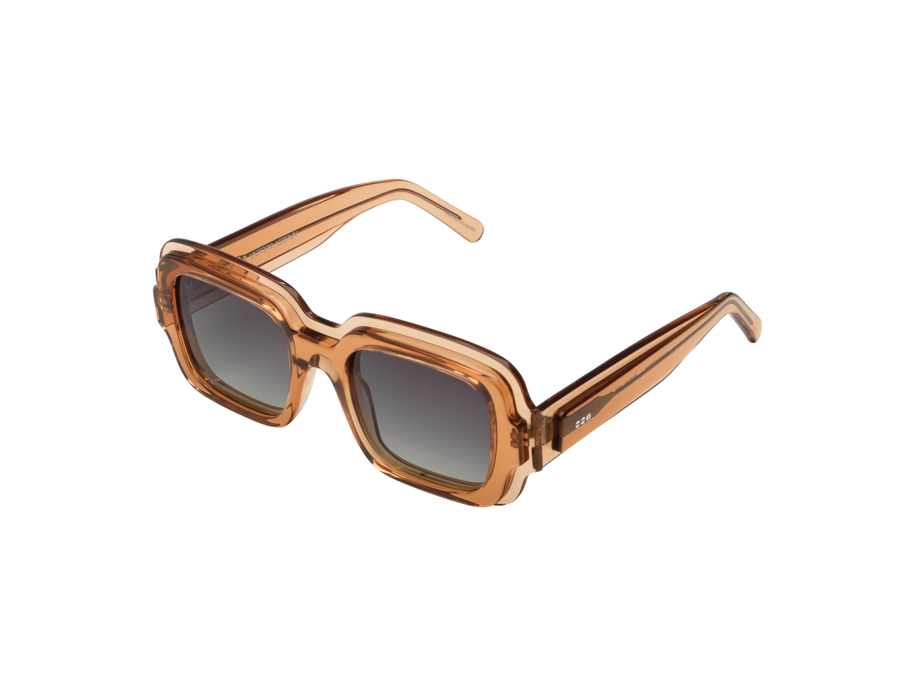 komono-victoria-lebrun-rose-lunettes-de-soleil-rectangulaires-oversize-transluci image 2