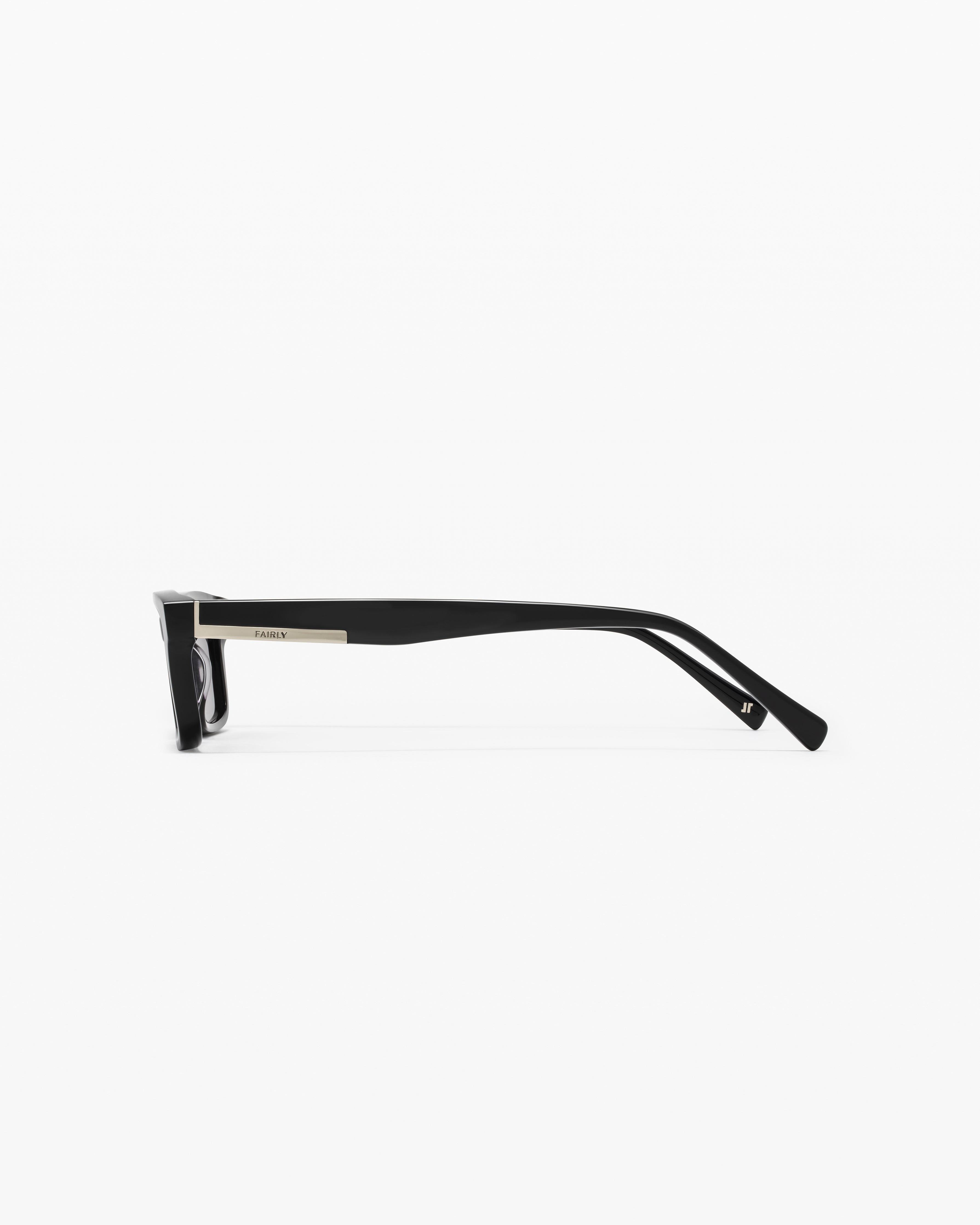 jimmy-fairly-la-kos-lunettes-de-soleil-rectangulaires-noires-style-90s-ac-tate-d image 2