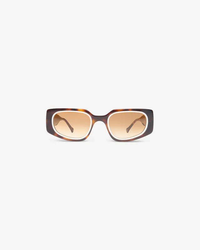 le-petit-lunetier-jazmine-caille-et-cr-me-lunettes-de-soleil-rectangulaires image 1
