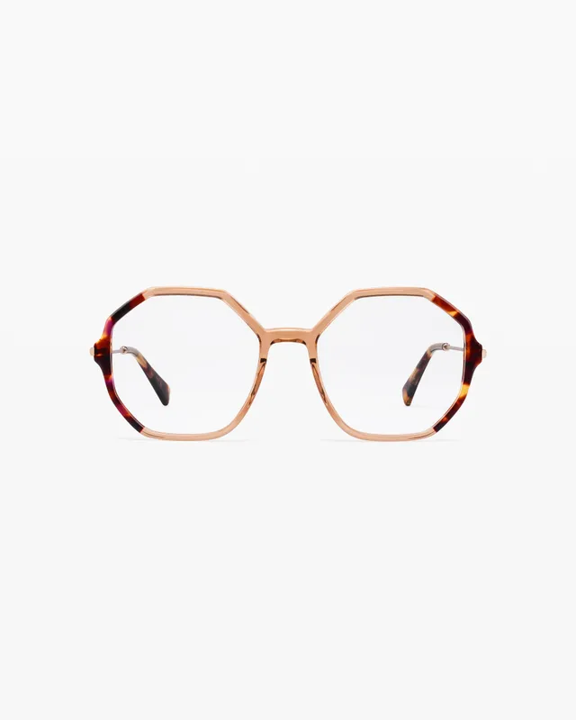 jimmy-fairly-la-dora-lunettes-de-vue-hexagonales-ac-tate-et-acier-inoxydable-fem image 1