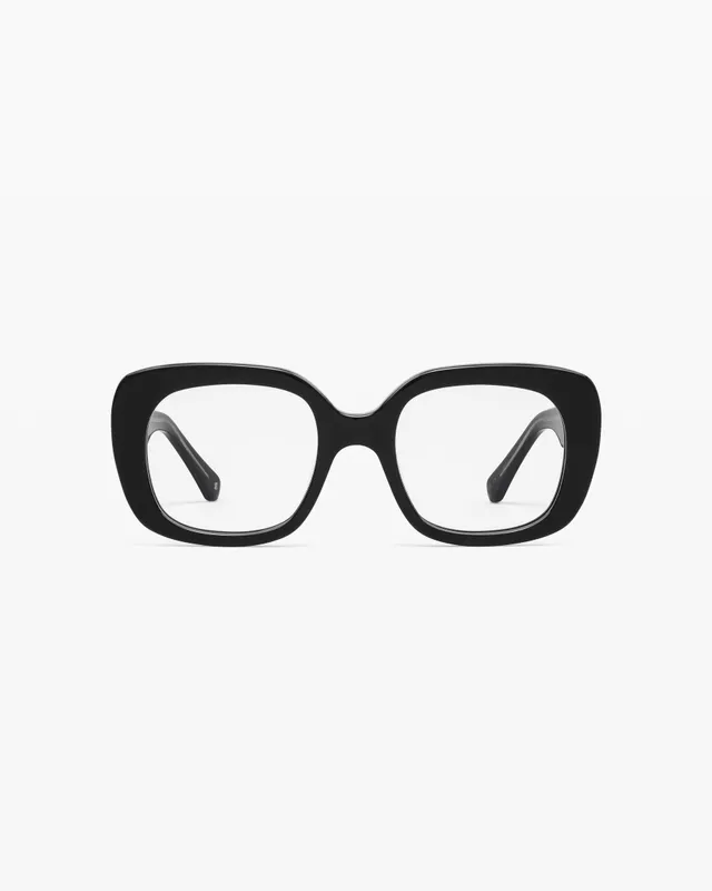 jimmy-fairly-la-mind-lunettes-de-vue-rectangulaires-oversize-noires-en-ac-tate-d image 1
