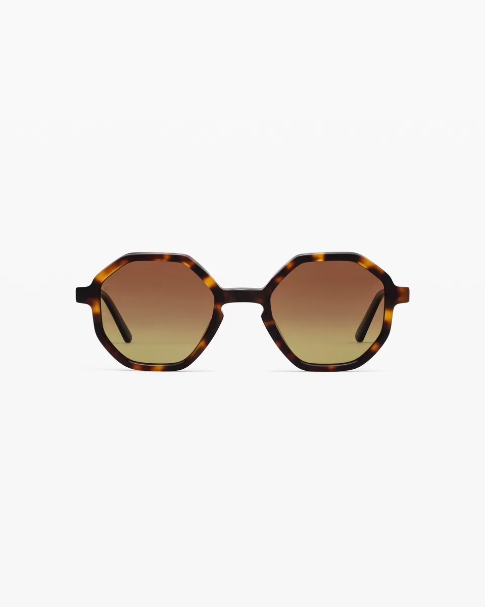 jimmy-fairly-la-west-coast-lunettes-de-soleil-hexagonales-marron-femme-taille-m image 1