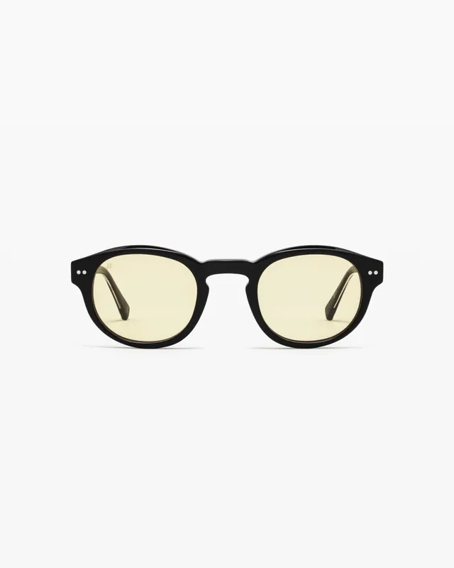 jimmy-fairly-la-azur-jf-colors-l-lunettes-de-soleil-rondes-noires-large-visage-l image 1