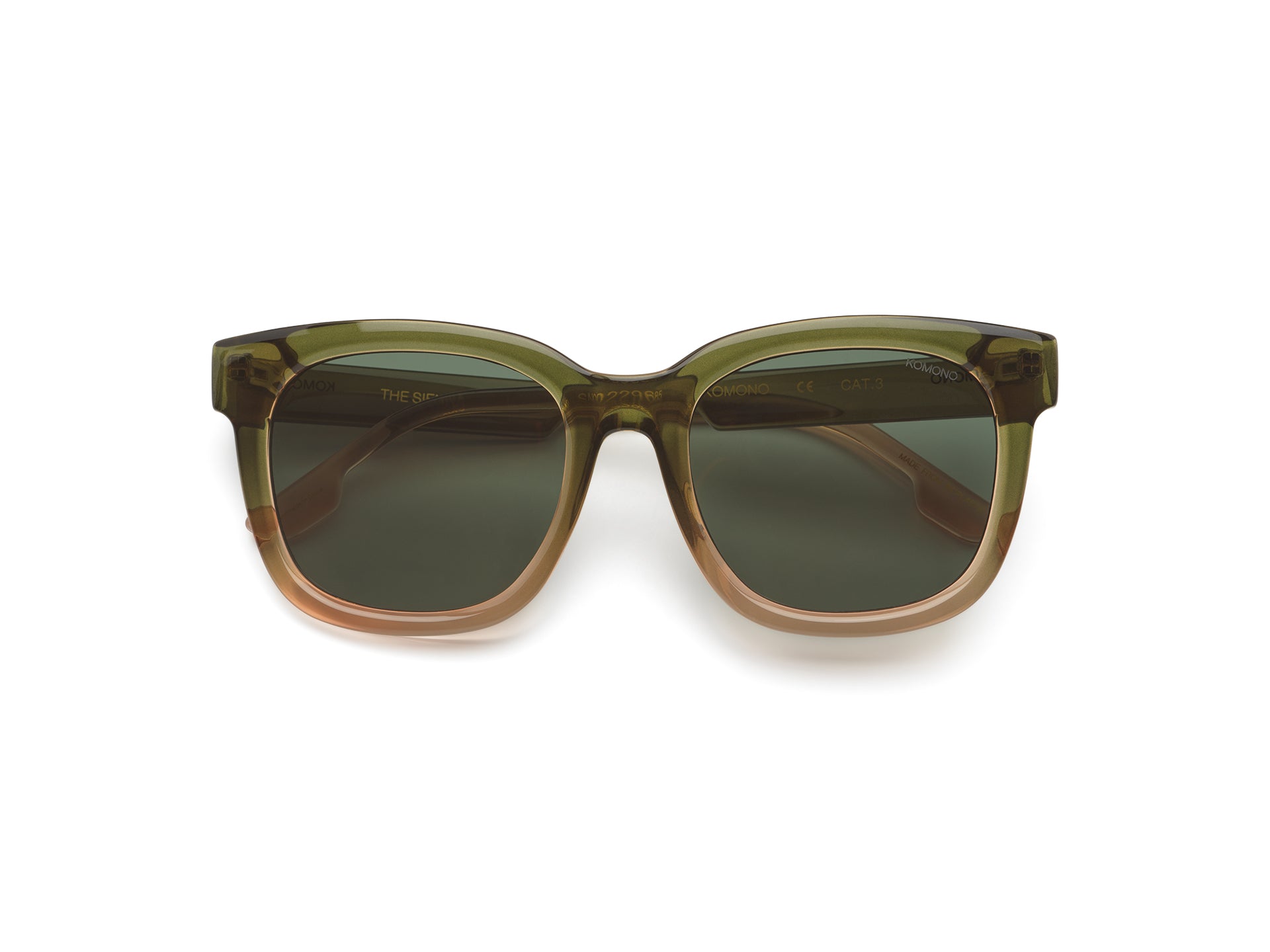 komono-sienna-pacific-sunset-lunettes-de-soleil-rectangulaires-oversize-en-biopl image 1