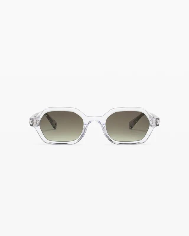 jimmy-fairly-la-west-lunettes-de-soleil-hexagonales-homme-blanches image 1