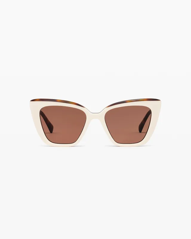 jimmy-fairly-la-hanae-lunettes-de-soleil-papillon-cr-me-medium image 1