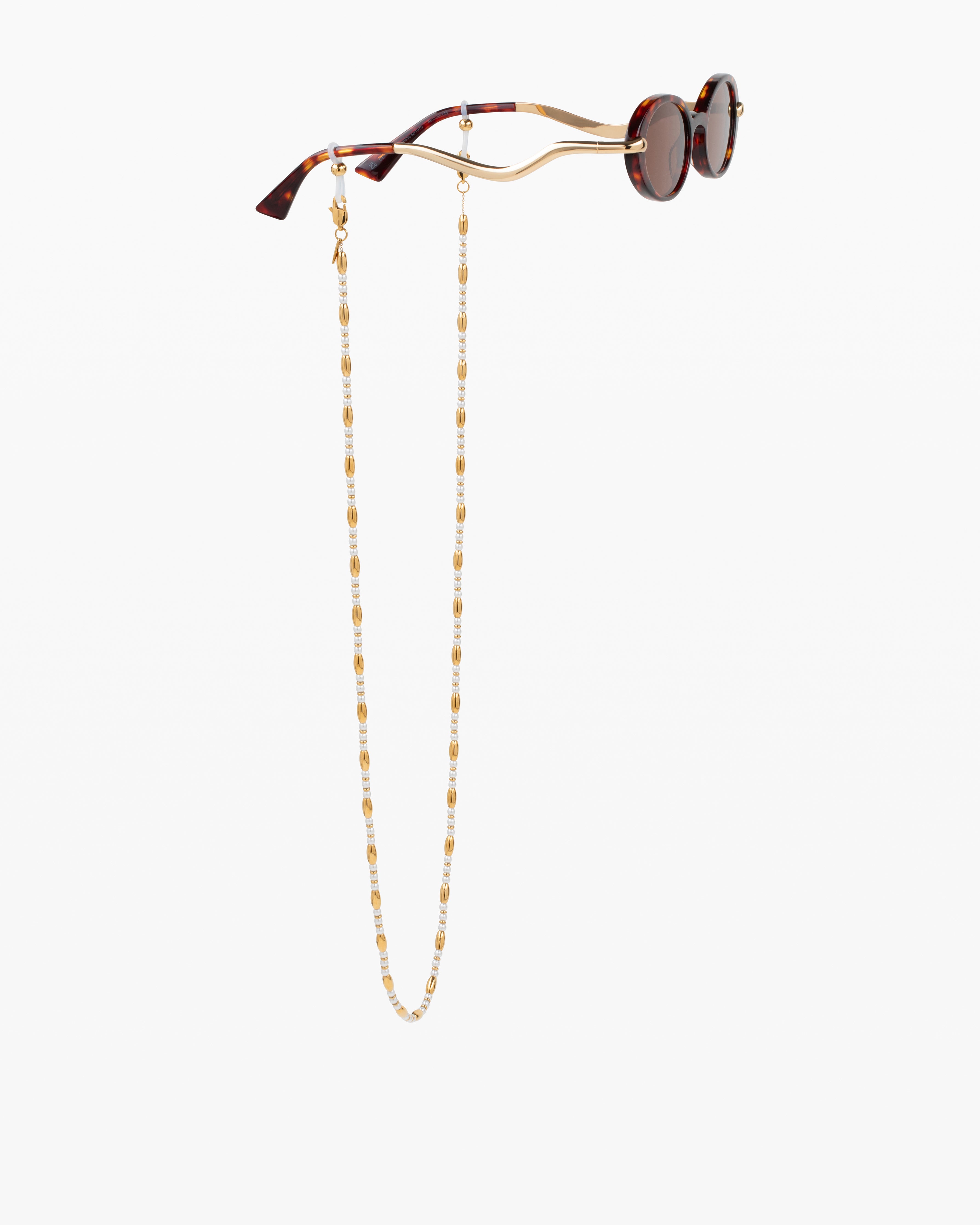 jimmy-fairly-la-alyssa-cha-ne-pour-lunettes-en-acier-inoxydable-style-missoma image 2