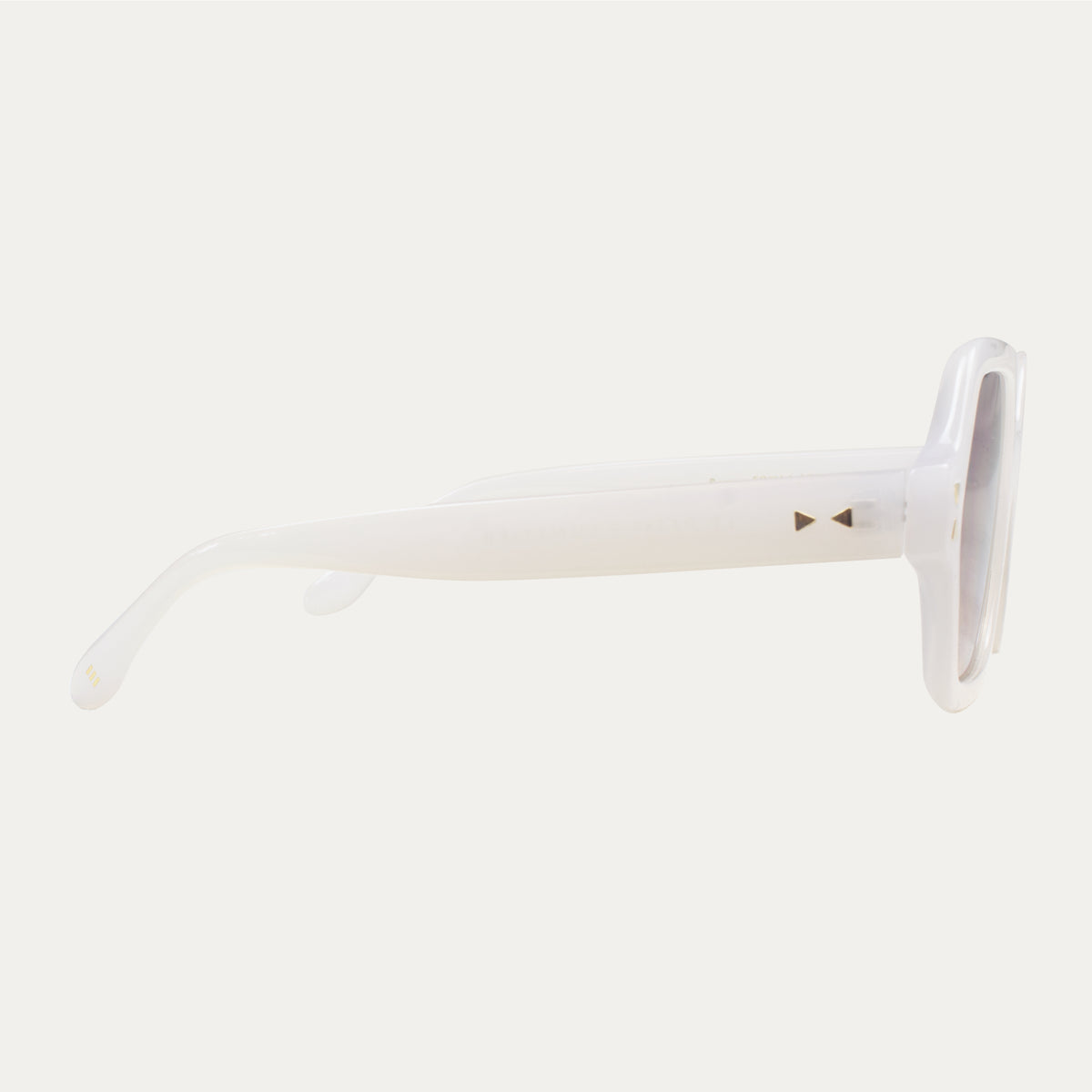 le-petit-lunetier-romy-cr-me-lunettes-de-soleil-hexagonales-ac-tate-blanc-verres image 4