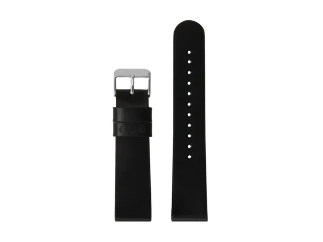 komono-strap-20-black-silver-bracelet-de-montre-interchangeable-20-mm image 1