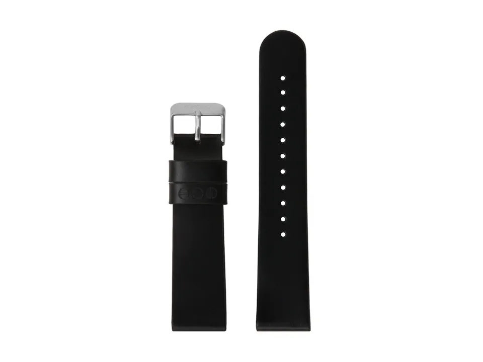 komono-strap-20-black-silver-bracelet-de-montre-interchangeable-20-mm image 1