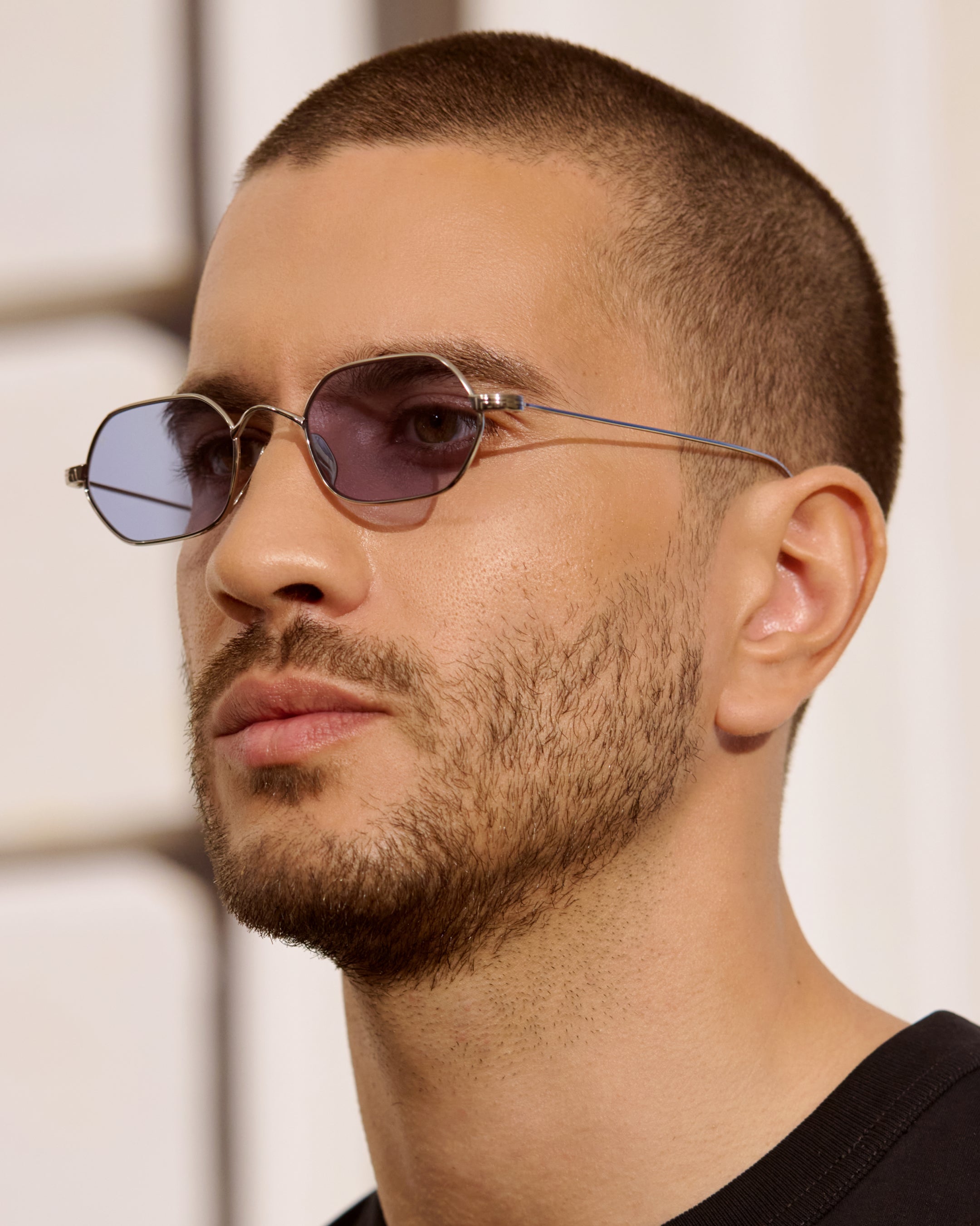 jimmy-fairly-la-gio-lunettes-de-soleil-ovales-m-tal-argent-homme image 4