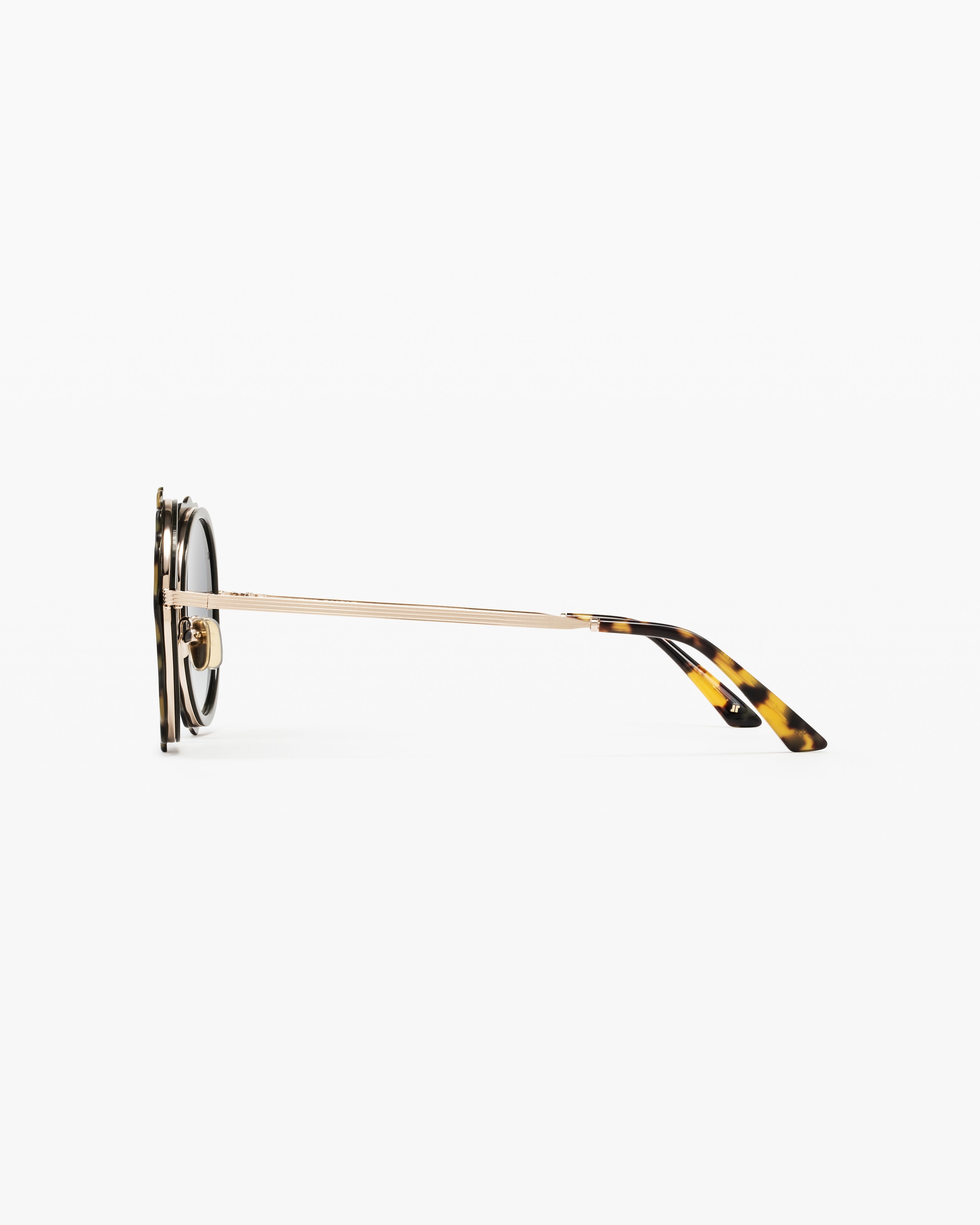jimmy-fairly-la-palerme-lunettes-de-soleil-rondes-en-ac-tate-caille-fonc-e-femme image 2