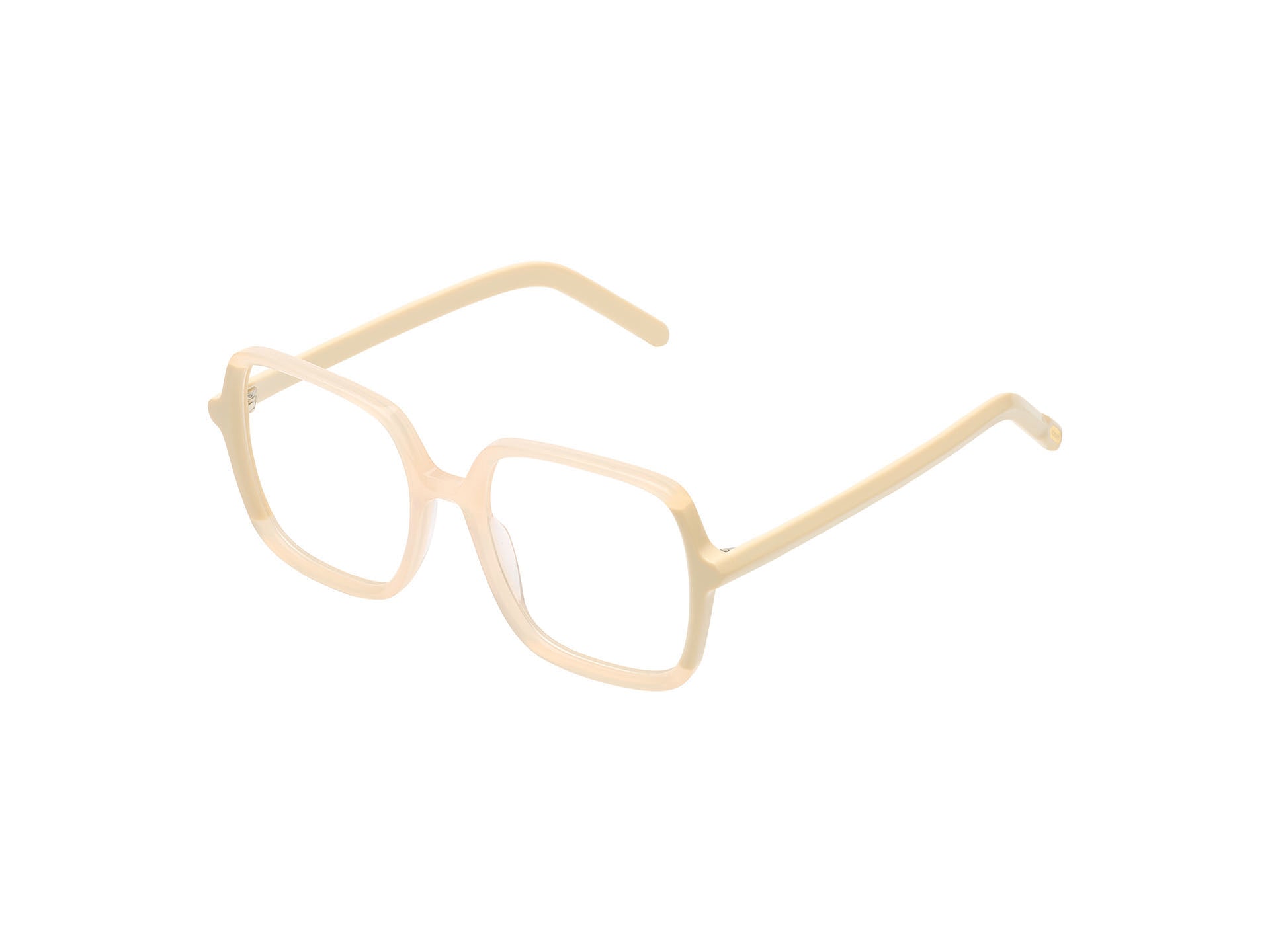 komono-barbara-milky-white-monture-optique-carr-e-oversize-blanc-laiteux image 2