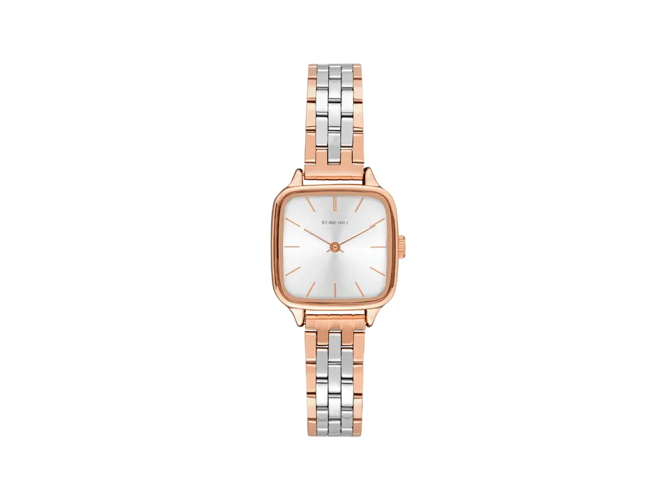 komono-kate-estate-rose-gold-silver-montre-acier-inoxydable-bicolore-pour-femme image 1