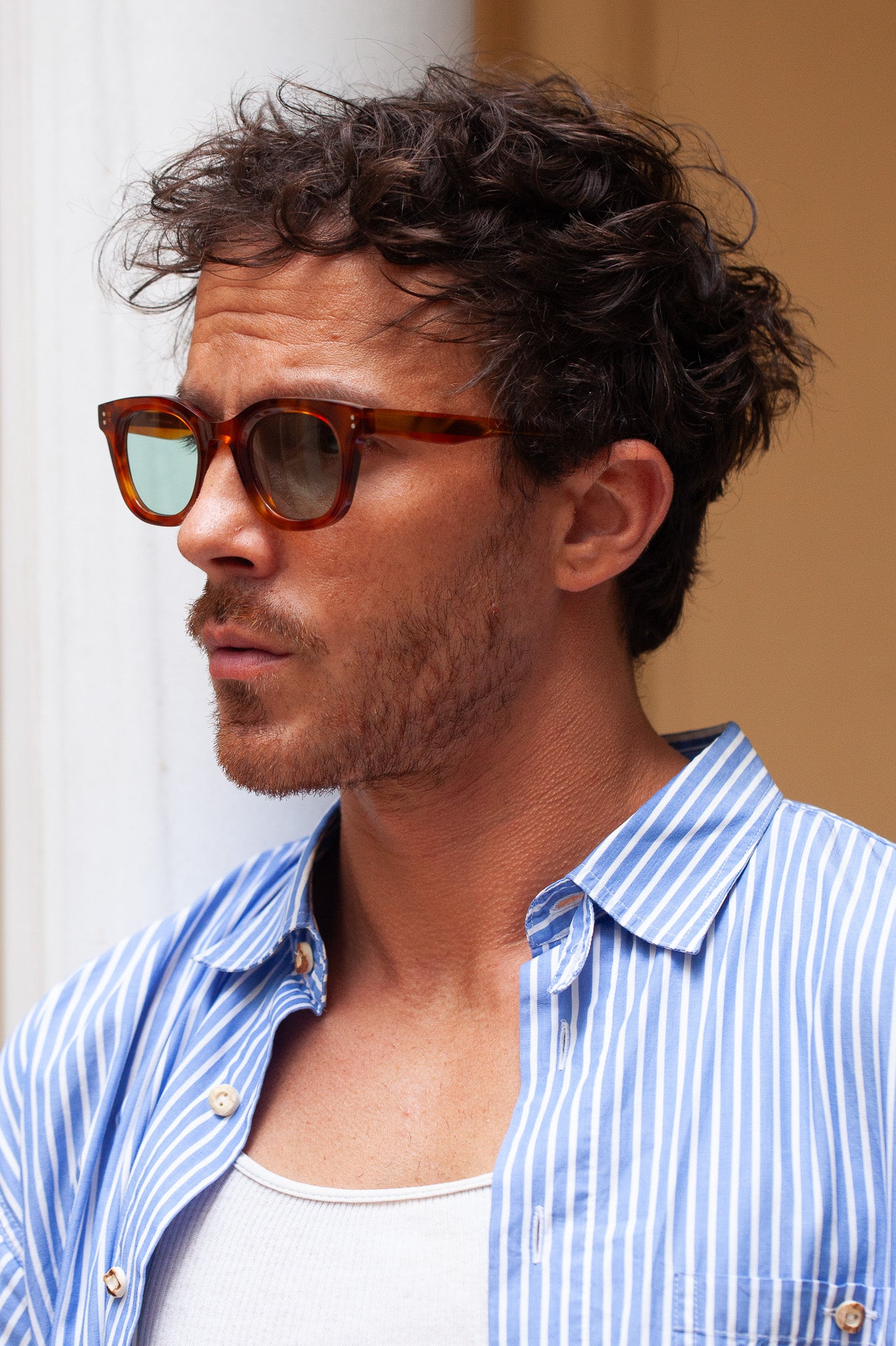 le-petit-lunetier-nils-caille-jaune-lunettes-de-soleil-r-tro-unisexes-en-ac-tate image 2