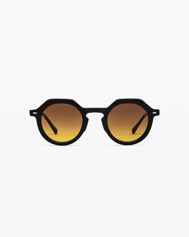 jimmy-fairly-la-hometown-lunettes-de-soleil-rondes-noires-homme-cat-gorie-3 image 1