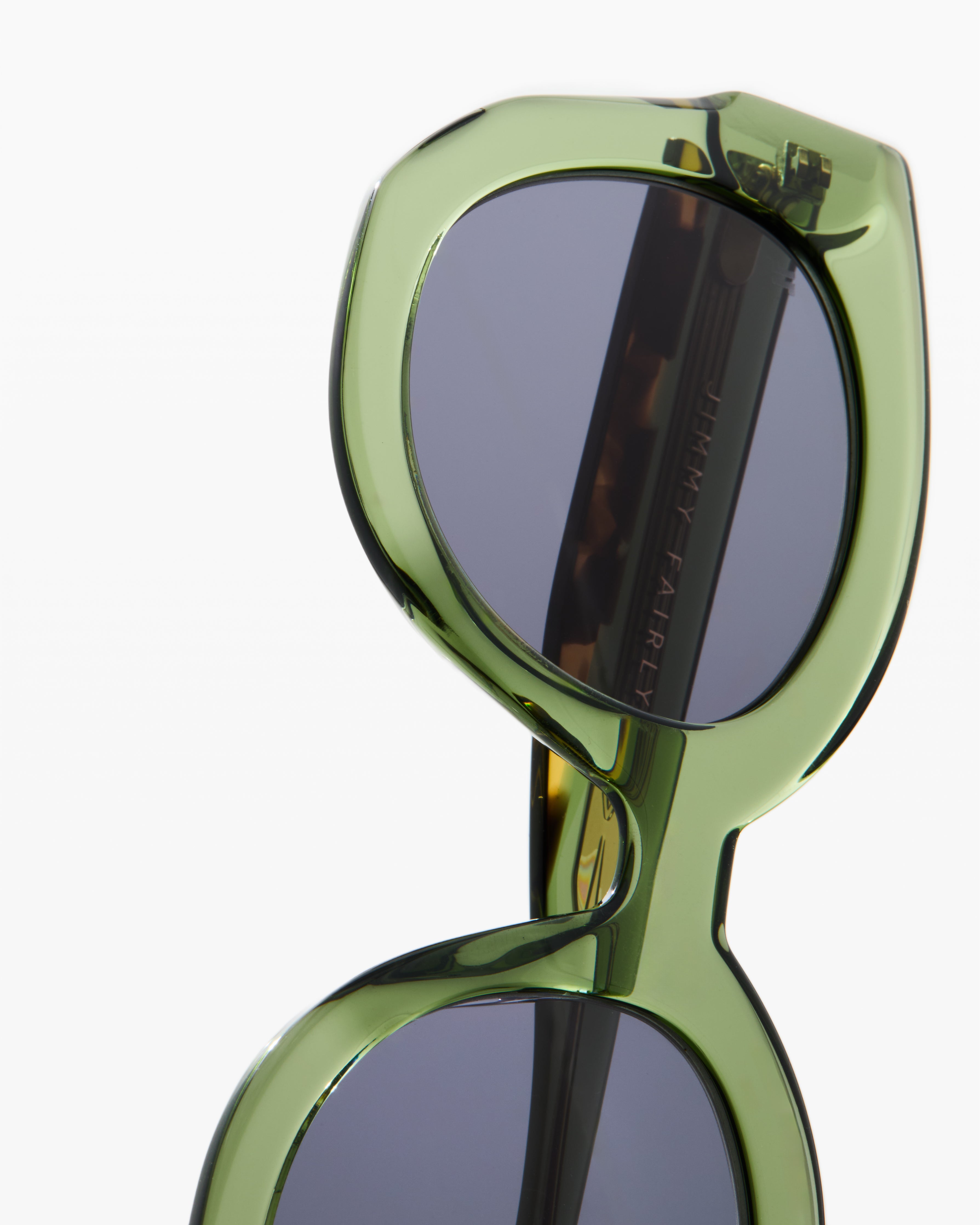 jimmy-fairly-la-swirl-lunettes-de-soleil-papillon-ac-tate-vert-cat-gorie-3-femme image 2