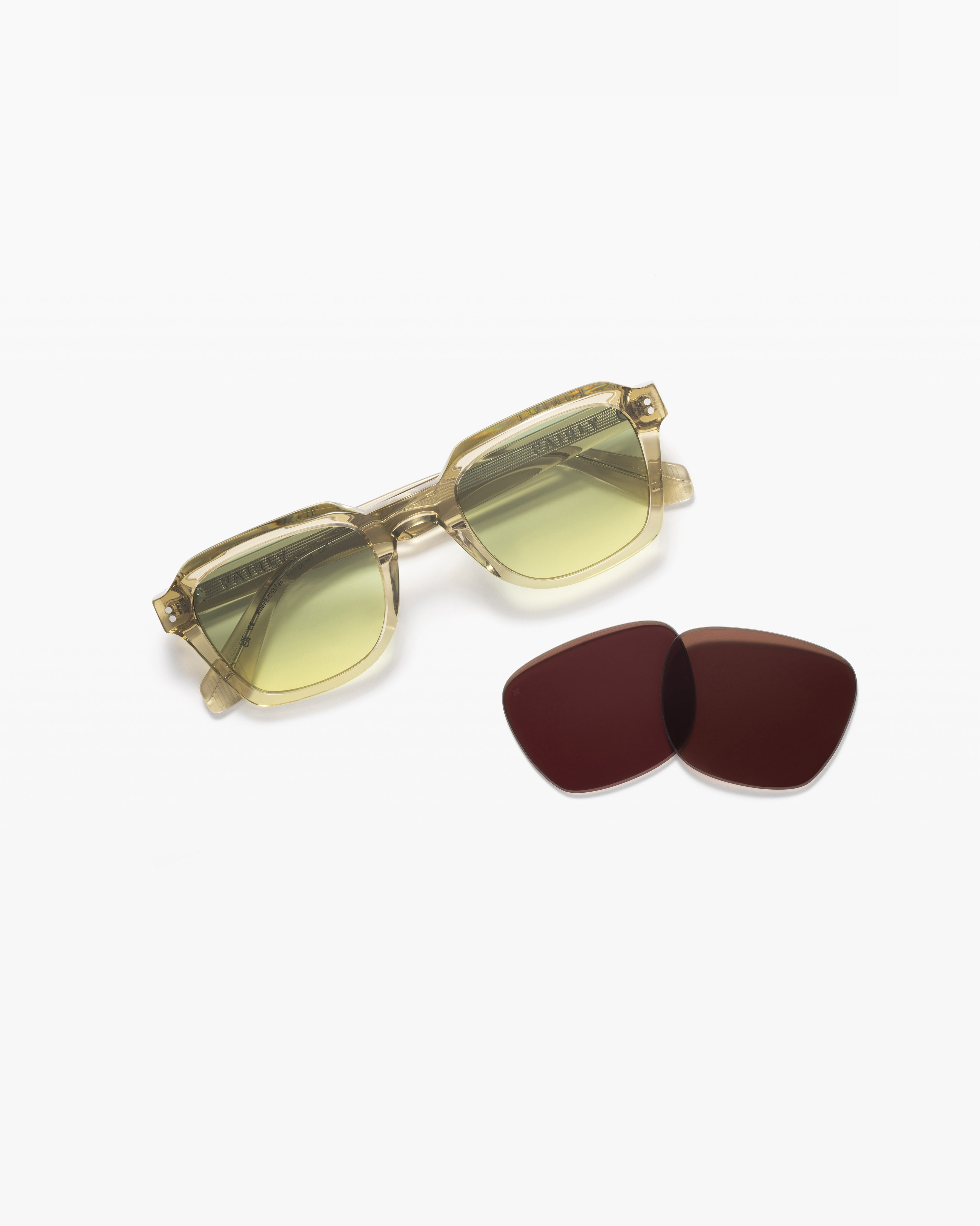 jimmy-fairly-la-lagos-jf-colors-lunettes-de-soleil-rectangulaires-jaunes-transpa image 3