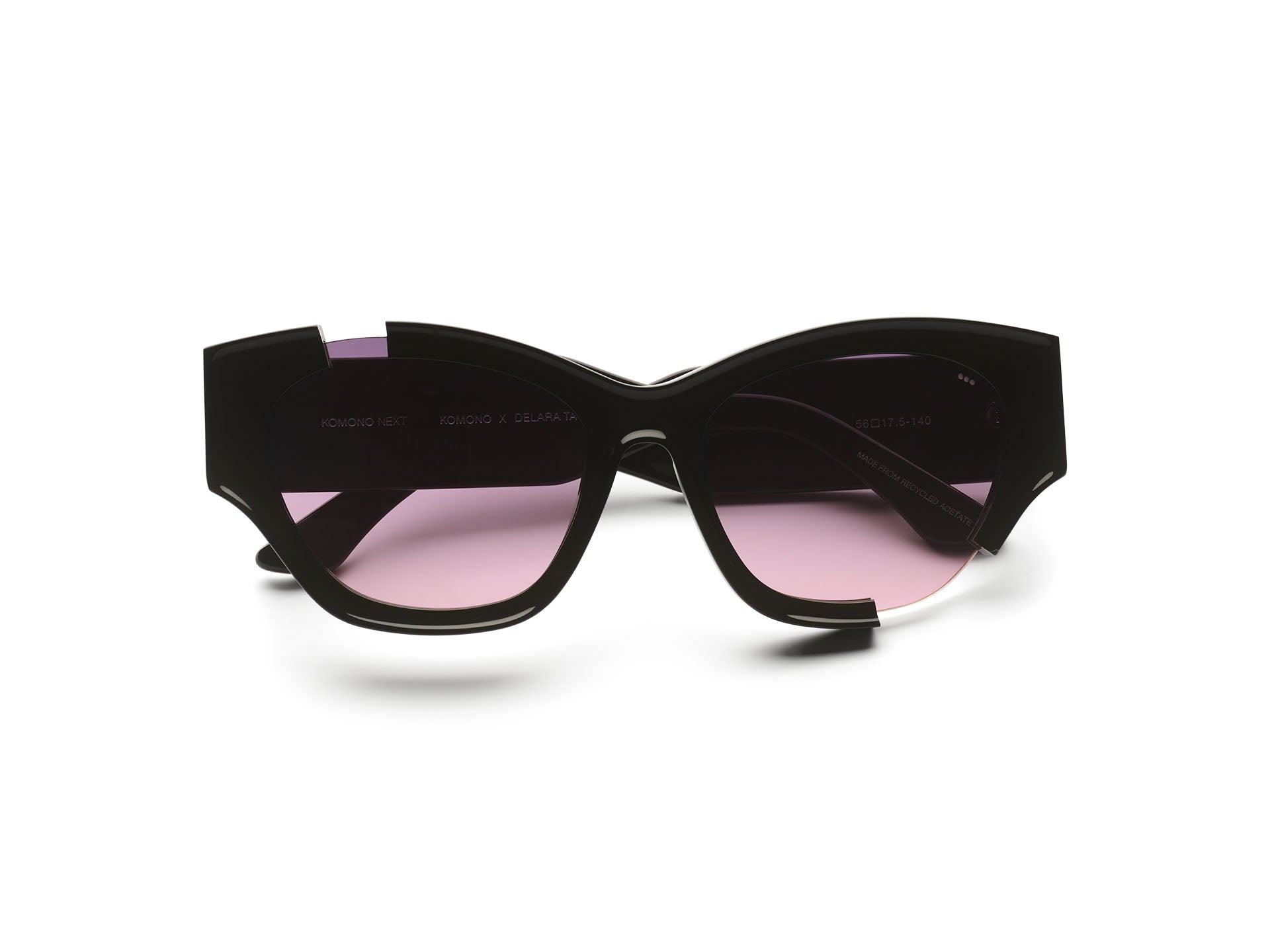 komono-x-delara-tavassoti-black-lunettes-de-soleil-noires image 2
