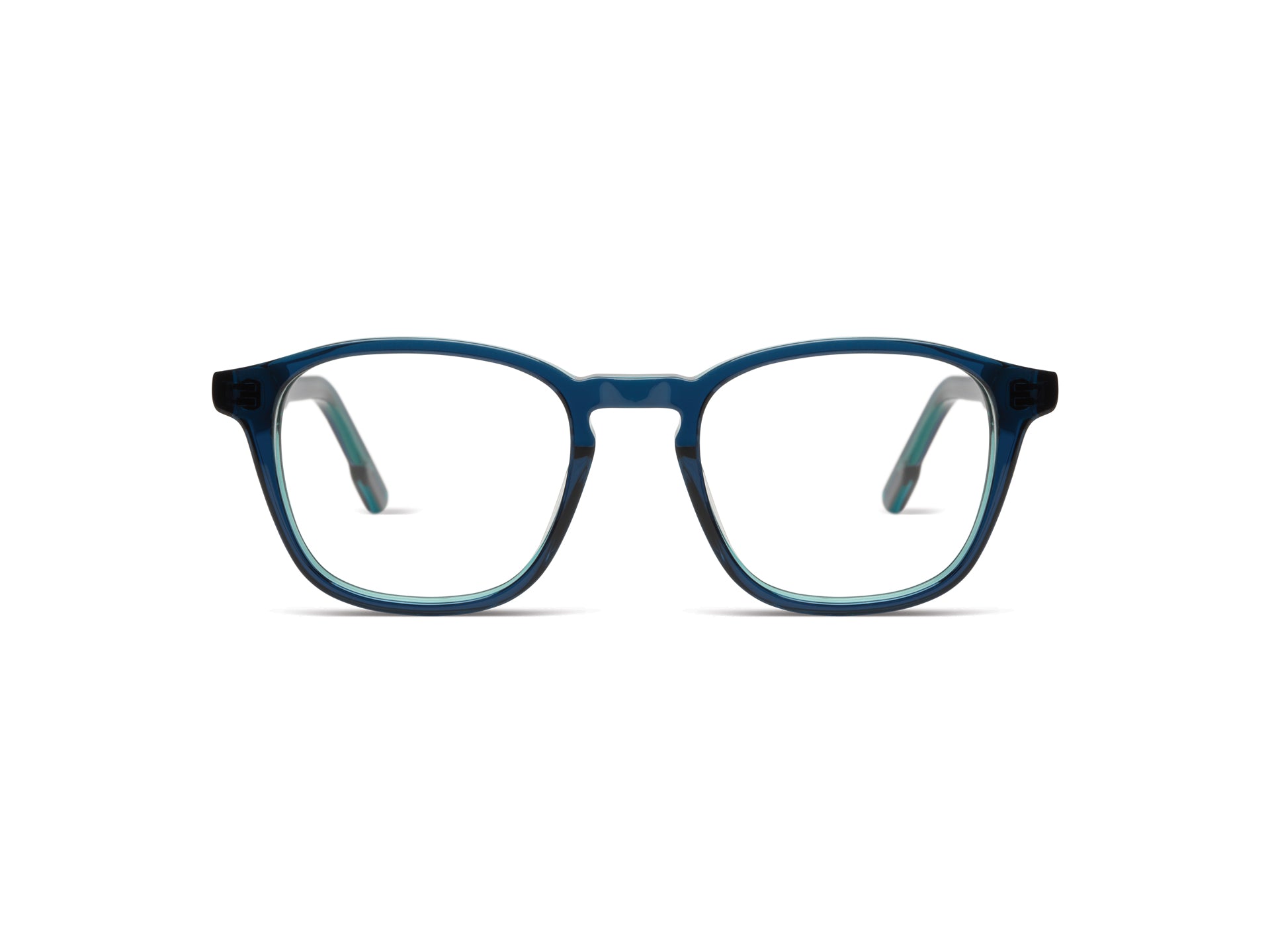komono-marlon-slims-blue-loops-lunettes-de-vue-carr-es-ac-tate-cologique-petit-f image 1
