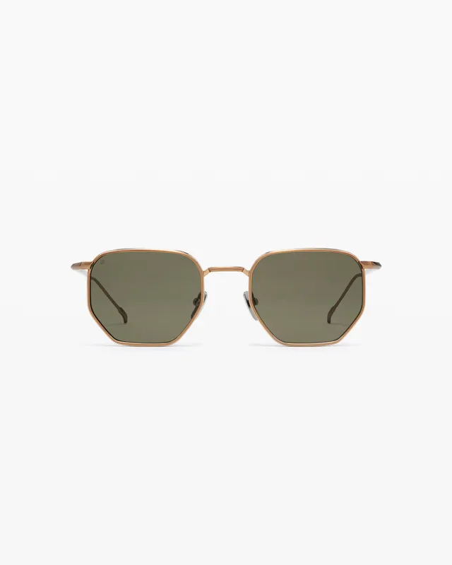 jimmy-fairly-la-isha-lunettes-de-soleil-hexagonales-unisexe-en-titane-dor-made-i image 1