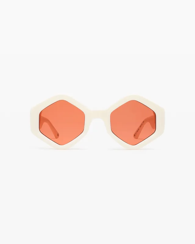 jimmy-fairly-studio-13-lunettes-de-soleil-hexagonales-femme-cr-me-cat-gorie-2 image 1