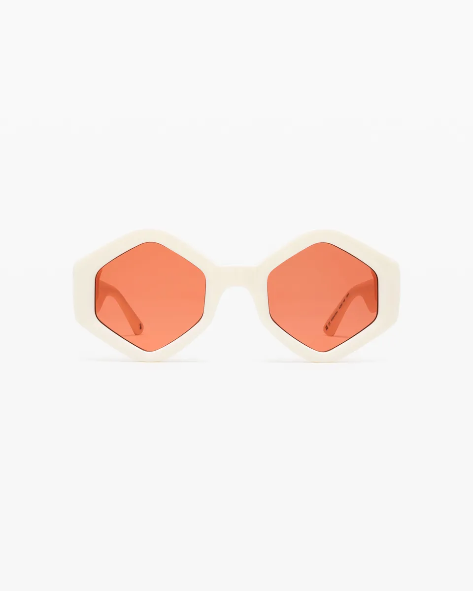 jimmy-fairly-studio-13-lunettes-de-soleil-hexagonales-femme-cr-me-cat-gorie-2 image 1