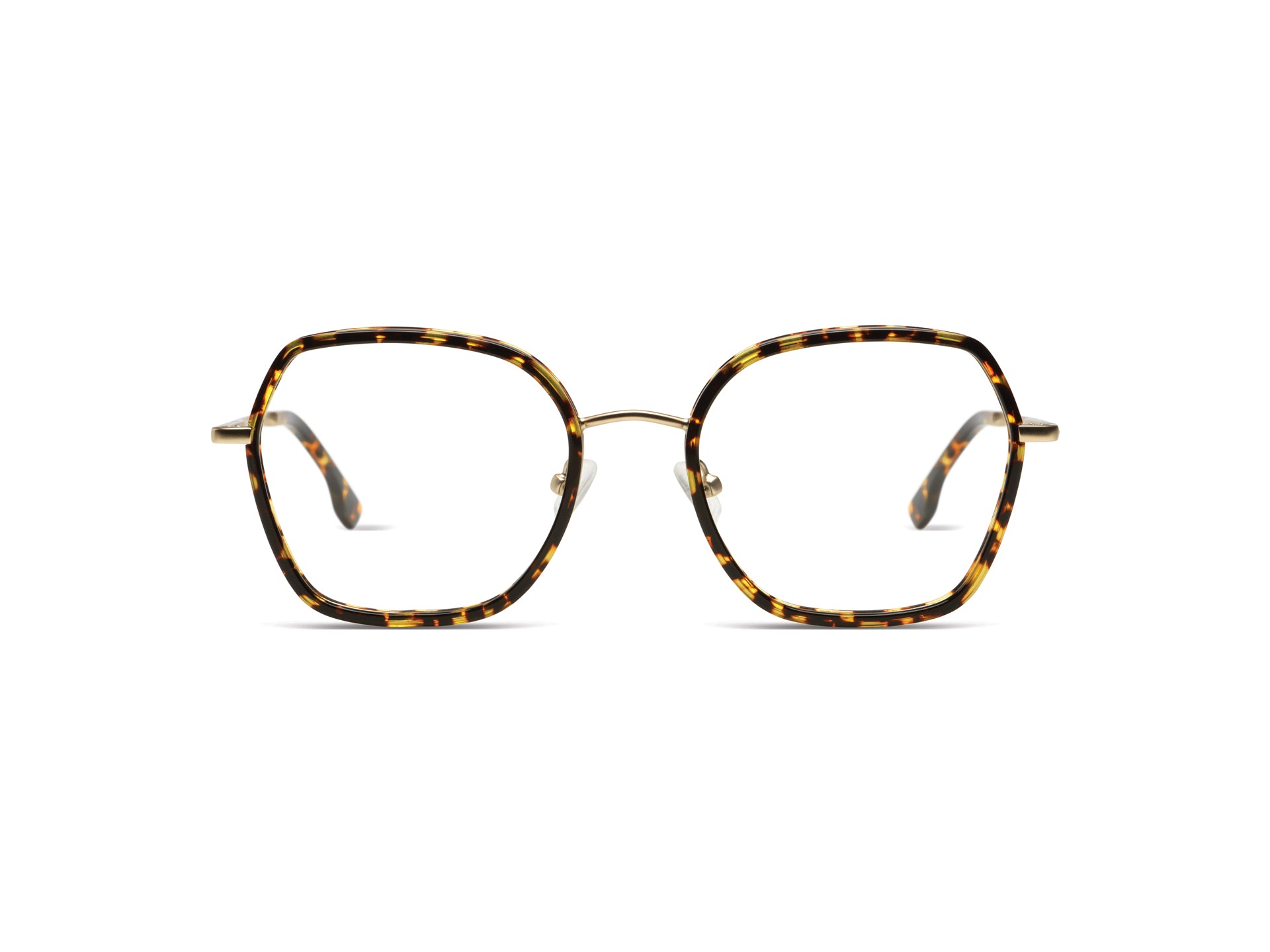 komono-dana-flake-white-gold-matte-lunettes-de-soleil-papillon-acier image 1