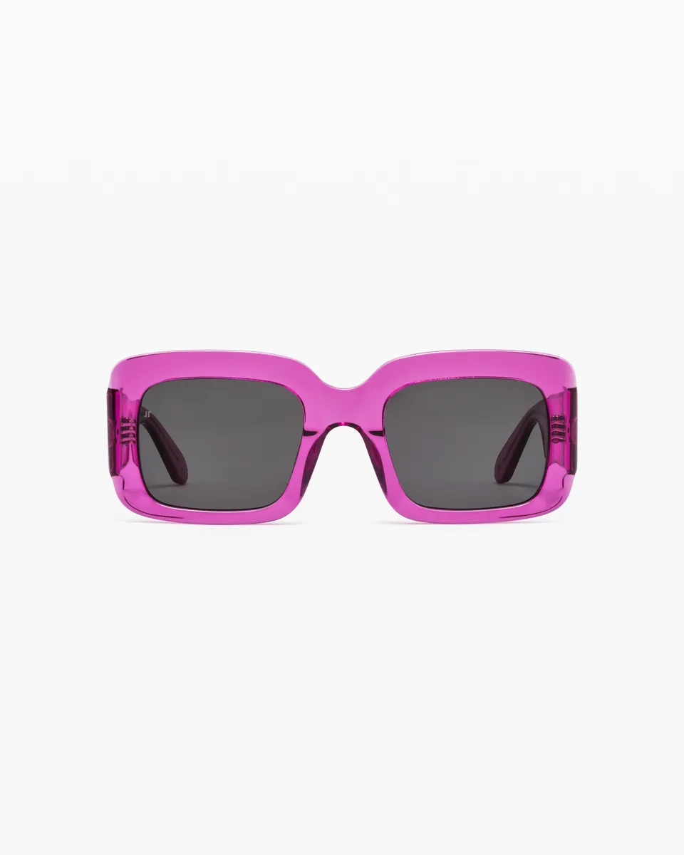 jimmy-fairly-la-gioia-lunettes-de-soleil-rectangulaires-oversize-en-ac-tate-rose image 1