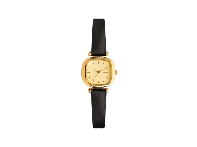 montre-femme-komono-moneypenny-gold-black-minimaliste-bijou image 1