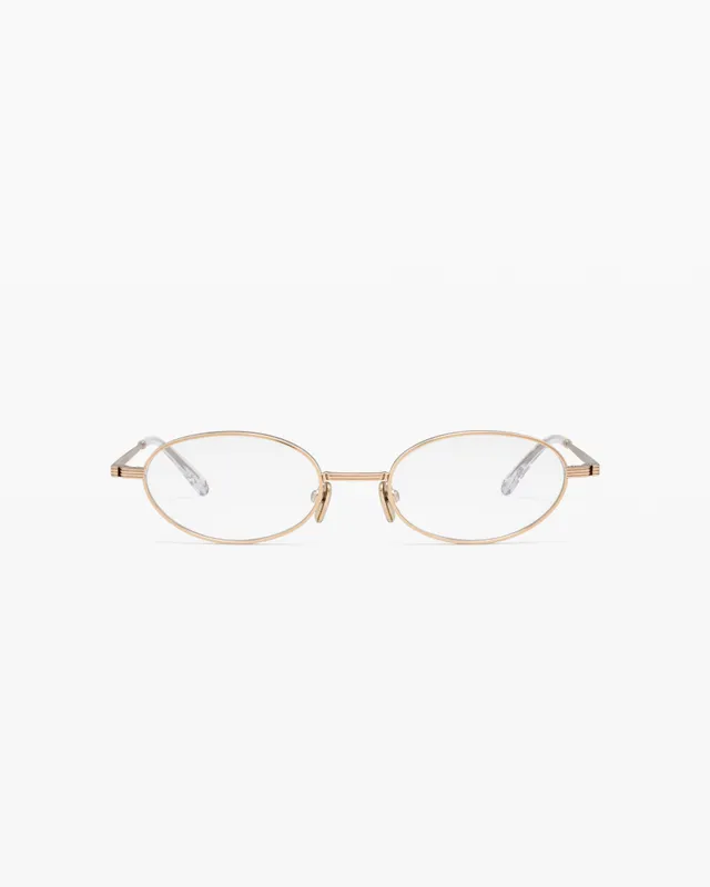 jimmy-fairly-la-belmont-lunettes-de-vue-ovales-homme-en-acier-inoxydable-dor-cha image 1