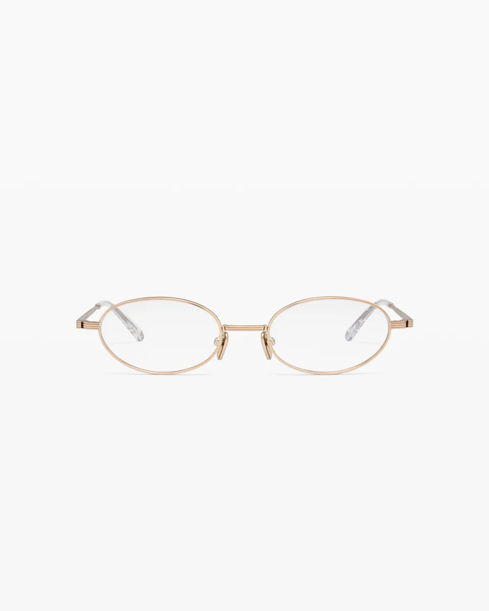 jimmy-fairly-la-belmont-lunettes-de-vue-ovales-homme-en-acier-inoxydable-dor-cha image 1