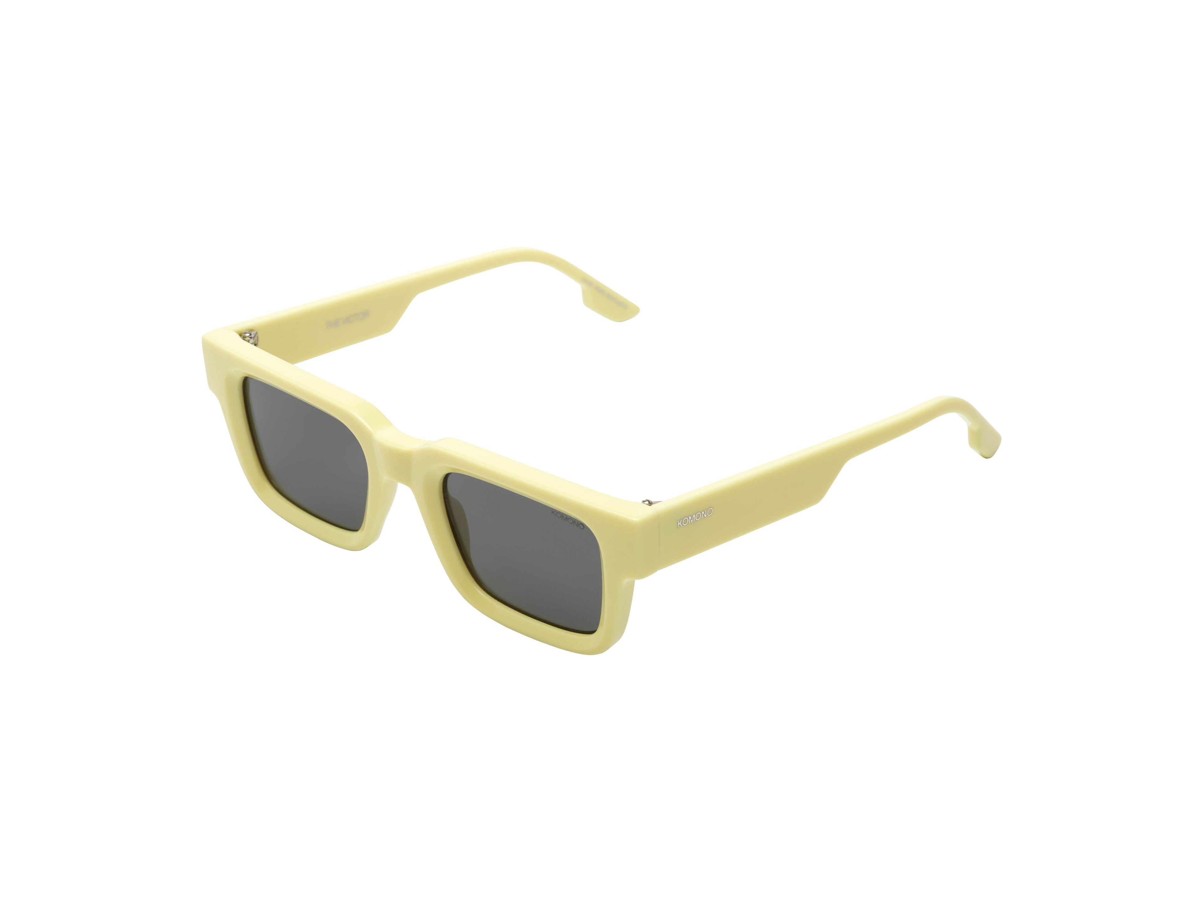 komono-victor-butter-lunettes-de-soleil-carr-es-en-bio-nylon-verres-jaunes-grand image 3