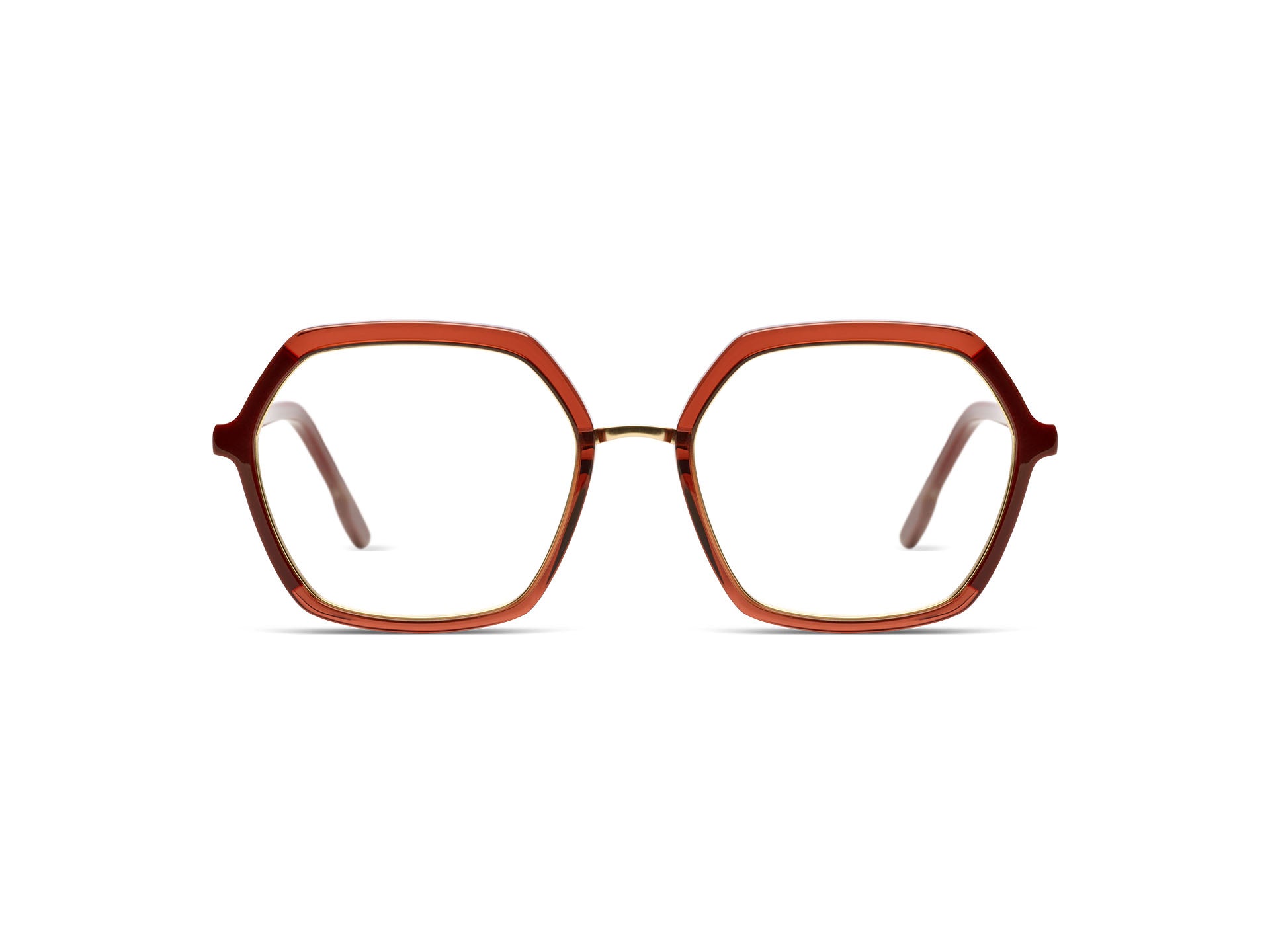 komono-paige-lunettes-de-soleil-maroon-rose-gold-matte image 1