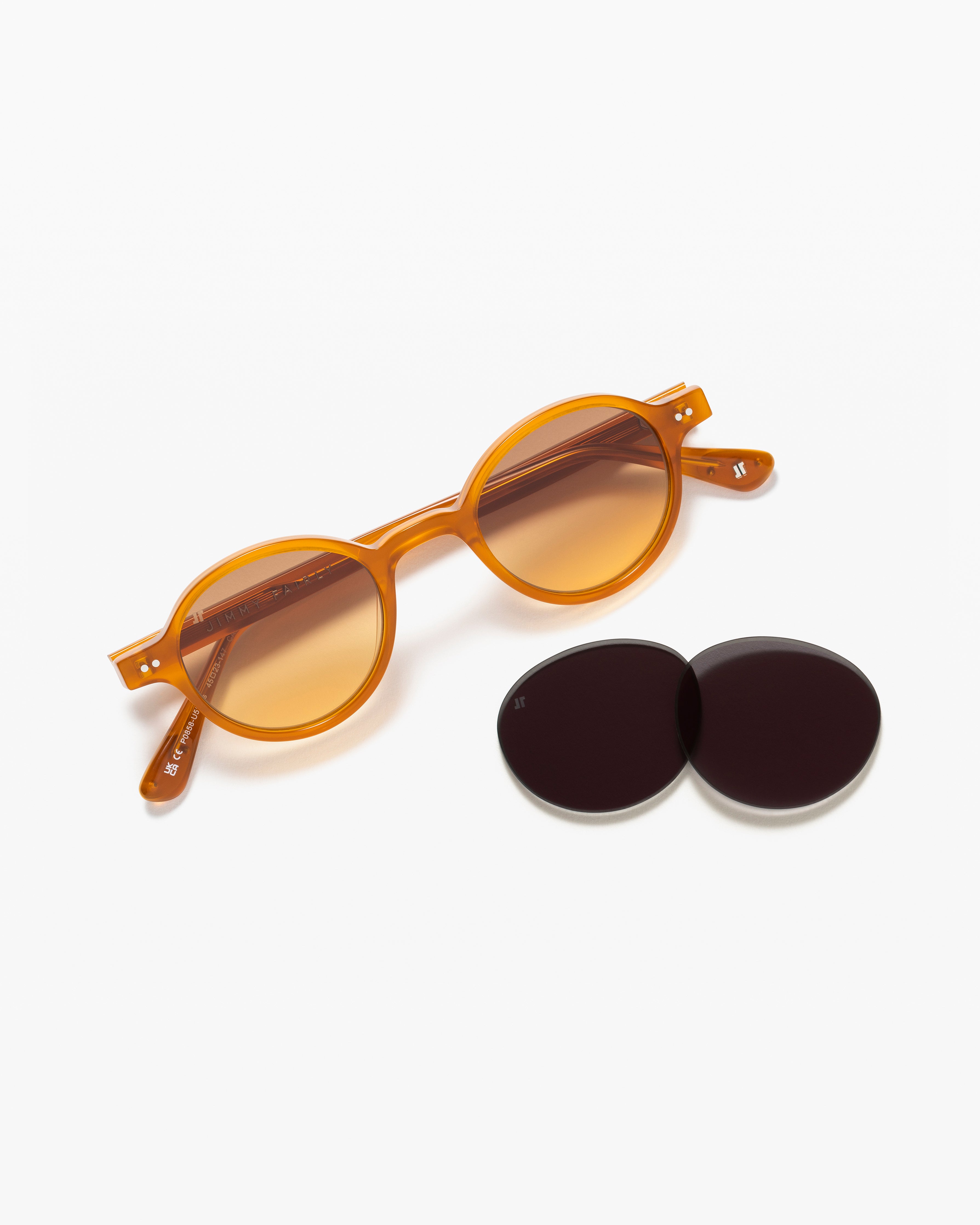 jimmy-fairly-la-rio-jf-colors-lunettes-de-soleil-rondes-en-ac-tate-orange-homme- image 3