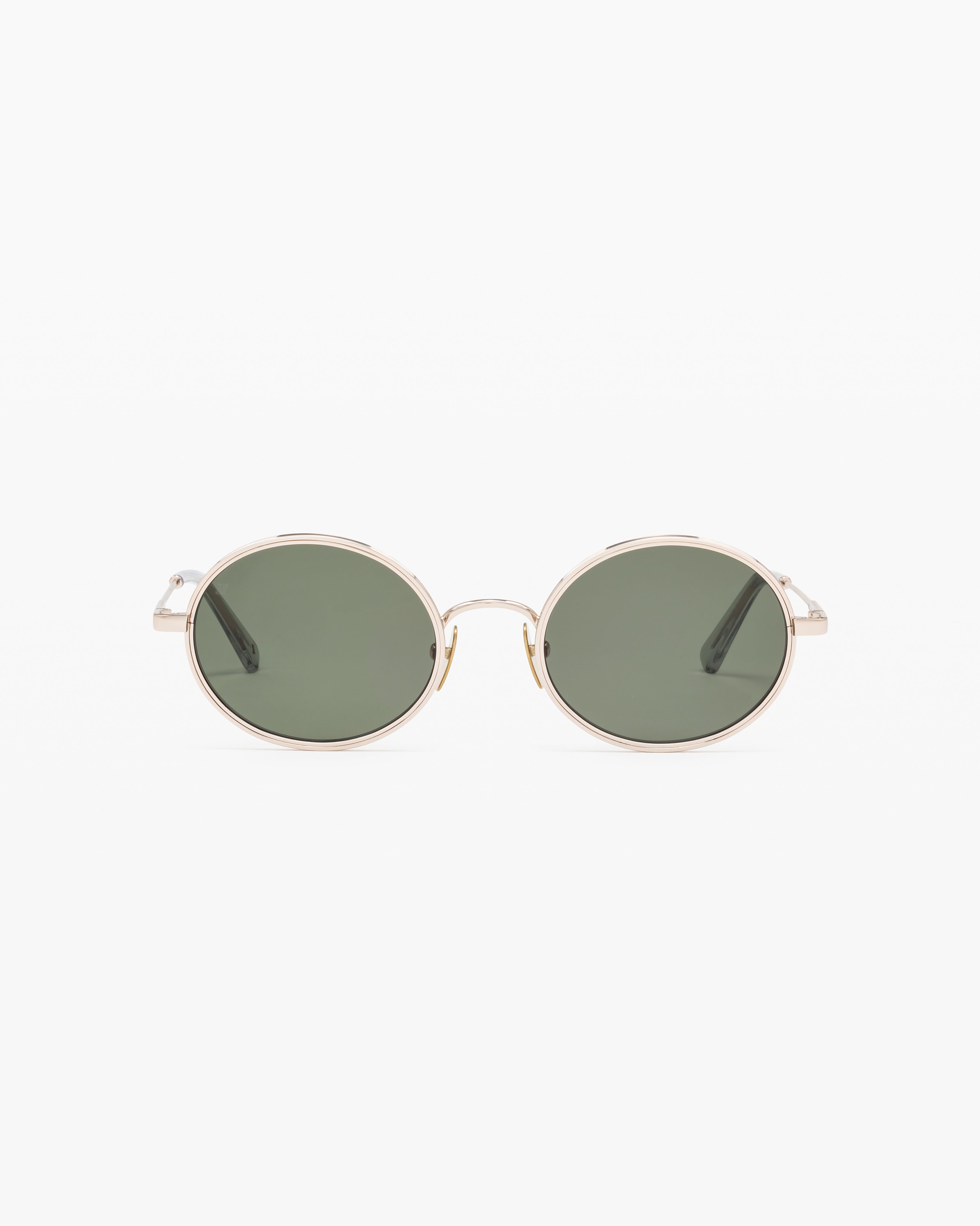 jimmy-fairly-la-golden-lunettes-de-soleil-rondes-dor-es-en-acier-inoxydable-verr image 1