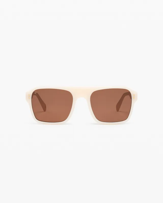 jimmy-fairly-la-mace-lunettes-de-soleil-aviateur-ivoire-femme image 1