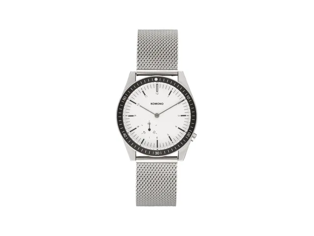 komono-ray-legacy-mesh-silver-montre-plong-e-chrono image 1