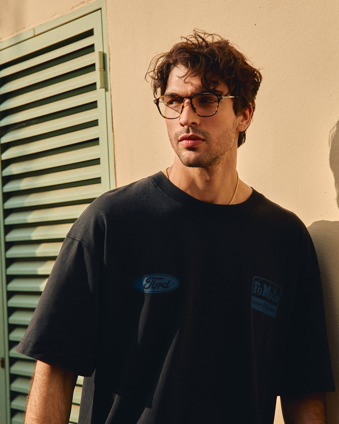 jimmy-fairly-la-spotlight-lunettes-de-vue-carr-es-titane-et-ac-tate-marron-pour- image 3