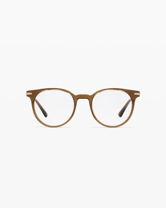 jimmy-fairly-la-it-s-lunettes-de-vue-rondes-marron-en-ac-tate-et-acier-inoxydabl image 1