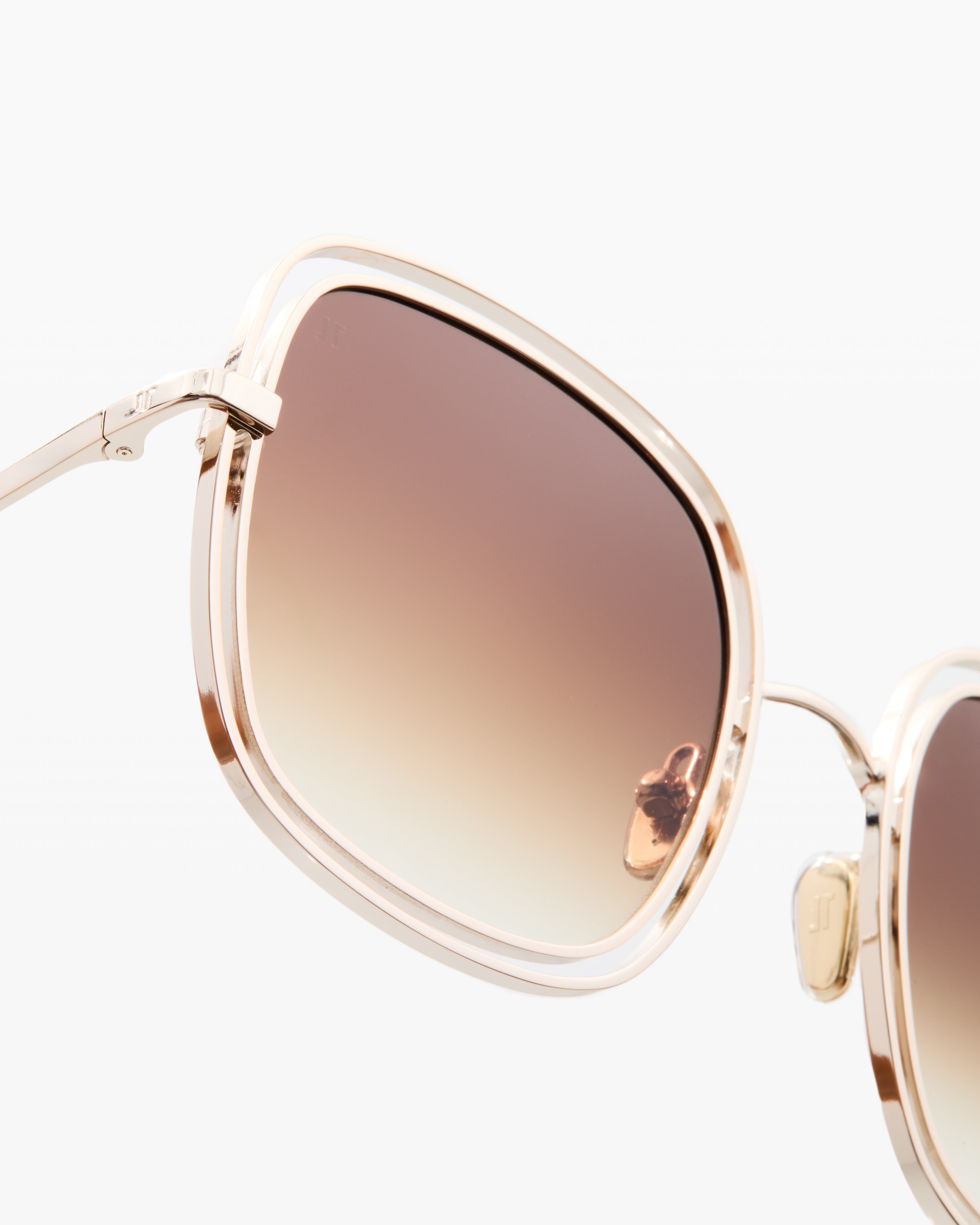 jimmy-fairly-la-ema-lunettes-de-soleil-carr-es-oversize-en-acier-inoxydable-dor--2 image 2