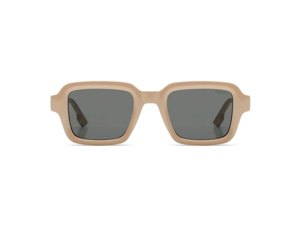 komono-lionel-almond-lunettes-de-soleil-carr-es-large-en-bio-nylon image 1