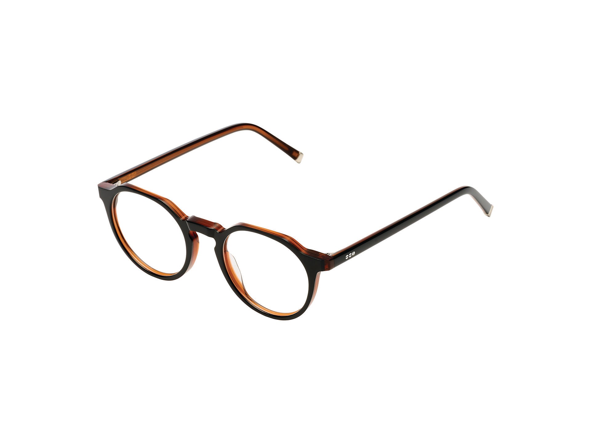 komono-sacha-black-rose-lunettes-classiques-noires-et-ros-29es image 2