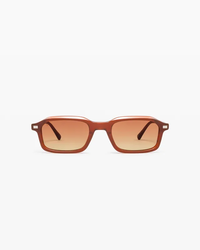 jimmy-fairly-la-idro-lunettes-de-soleil-rectangulaires-homme-en-ac-tate-orange-v image 1